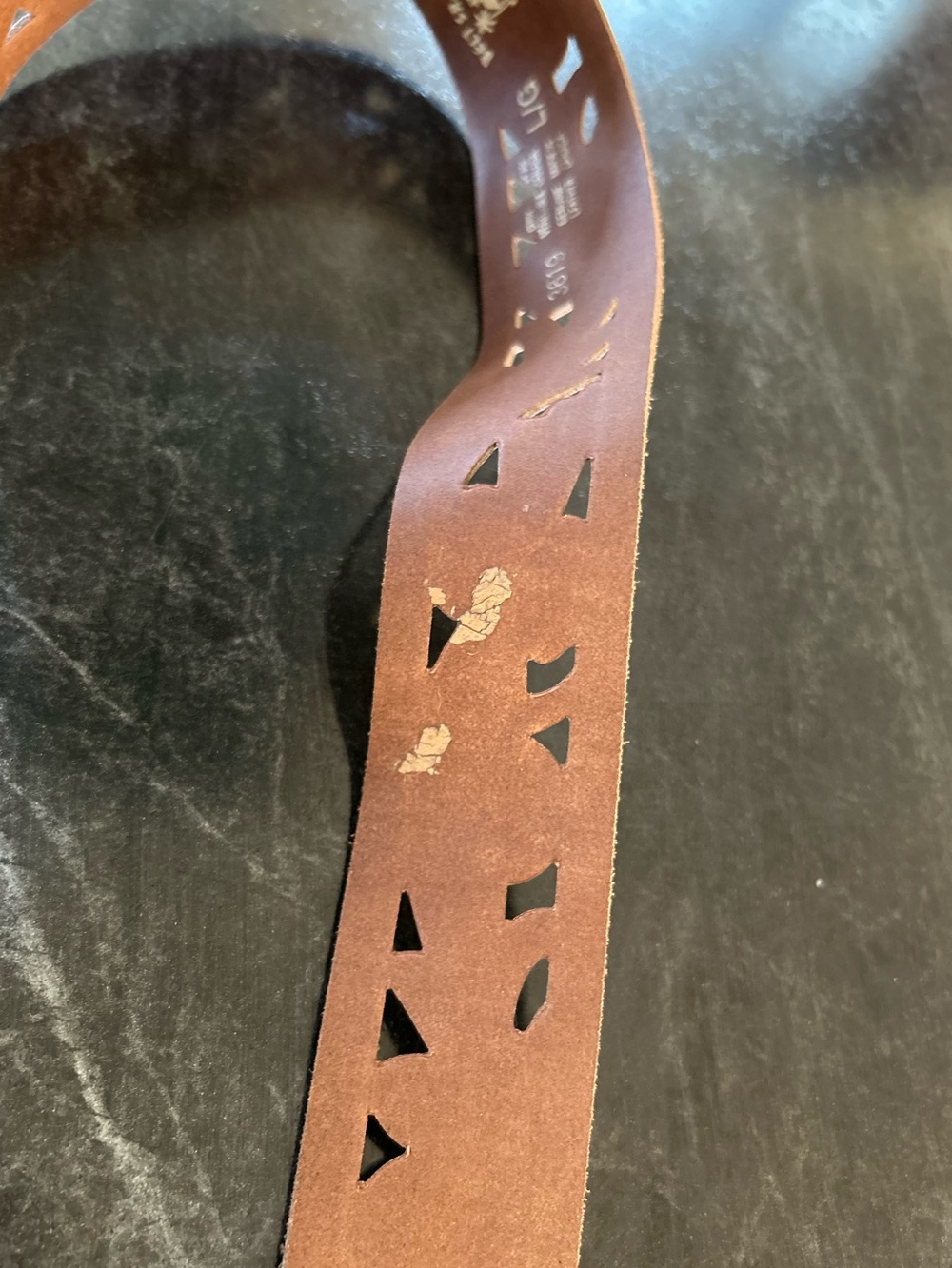 80s Belt Shak leather belt - Picture 7 of 11